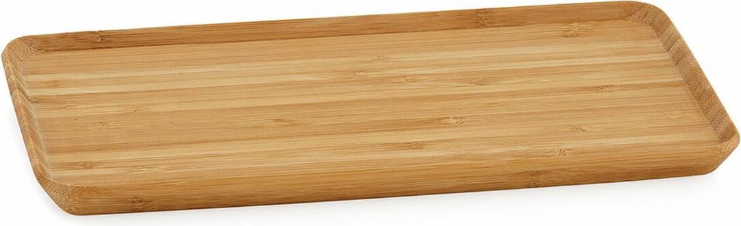 Andrea House serveerschaal voor hapjes AX70063, bamboe, rechthoekig, B: 27 cm, D: 15 cm, H: 1,5 cm