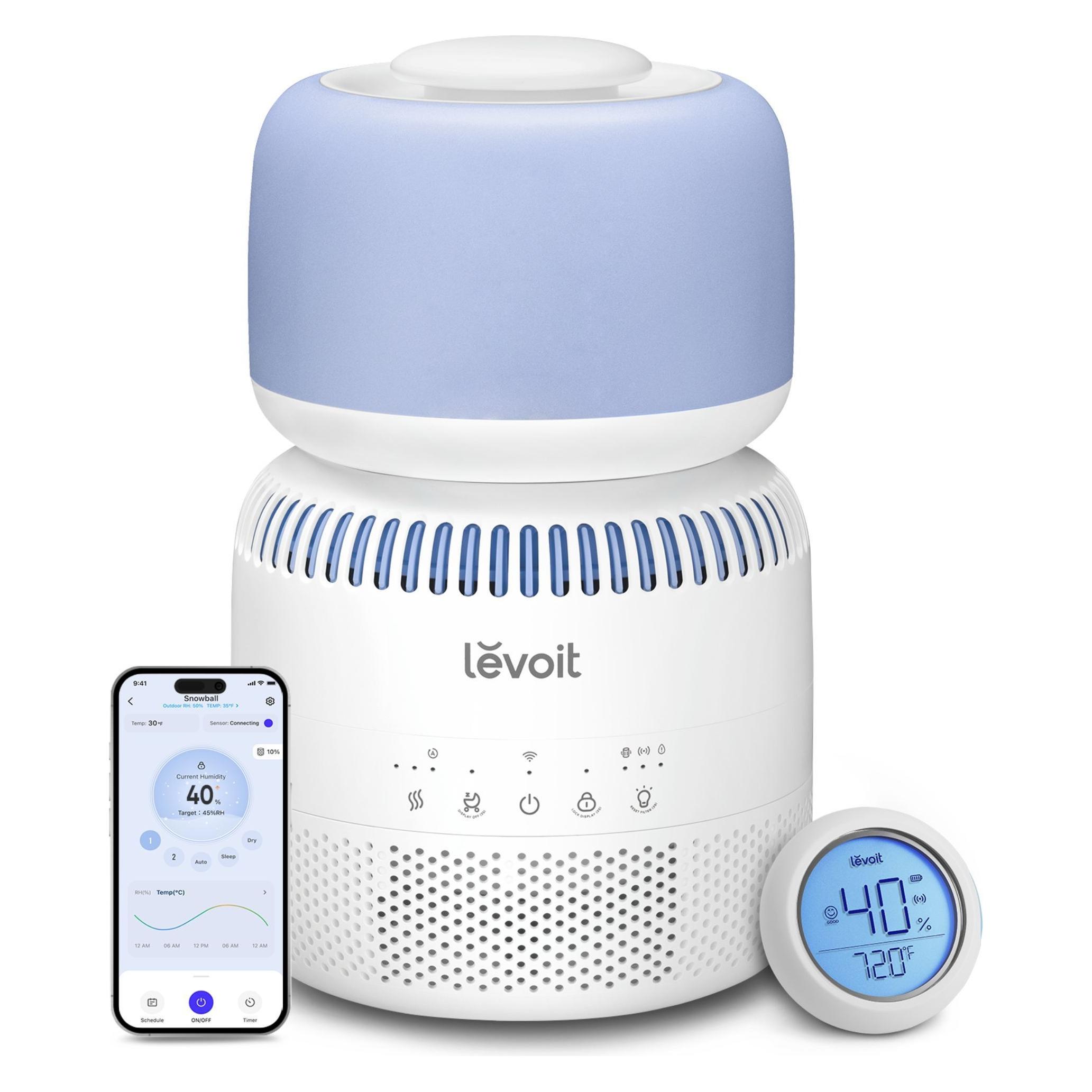 Levoit Sprout Verdunstungsluftbefeuchter 3,8L, leise, Smart Funktionen (20 m²) (LEH-B381S-WEU)