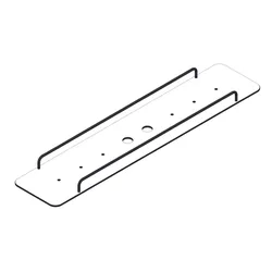 Giese Flatbord schwarz matt mit Schichtstoff (HPL) in weiss, 36002-14 36002-14
