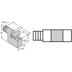 Turk Magnetfeldsensor BIM-IKT-AP6X-H1141, Netzwerkkabel