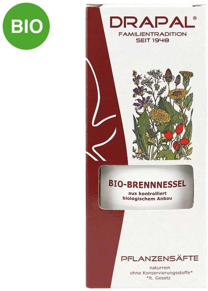 ALLPHARM Brennnesselblätter Bio Pflanzensaft Drapal 200ml