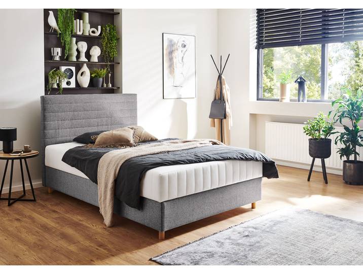 ATLANTIC home collection Josie mit Taschen-Federkernmatratze und Bettkasten