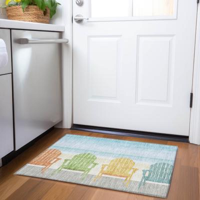 Addison Rugs Premium Washable Super Soft Beach Chairs Mayfield Rug