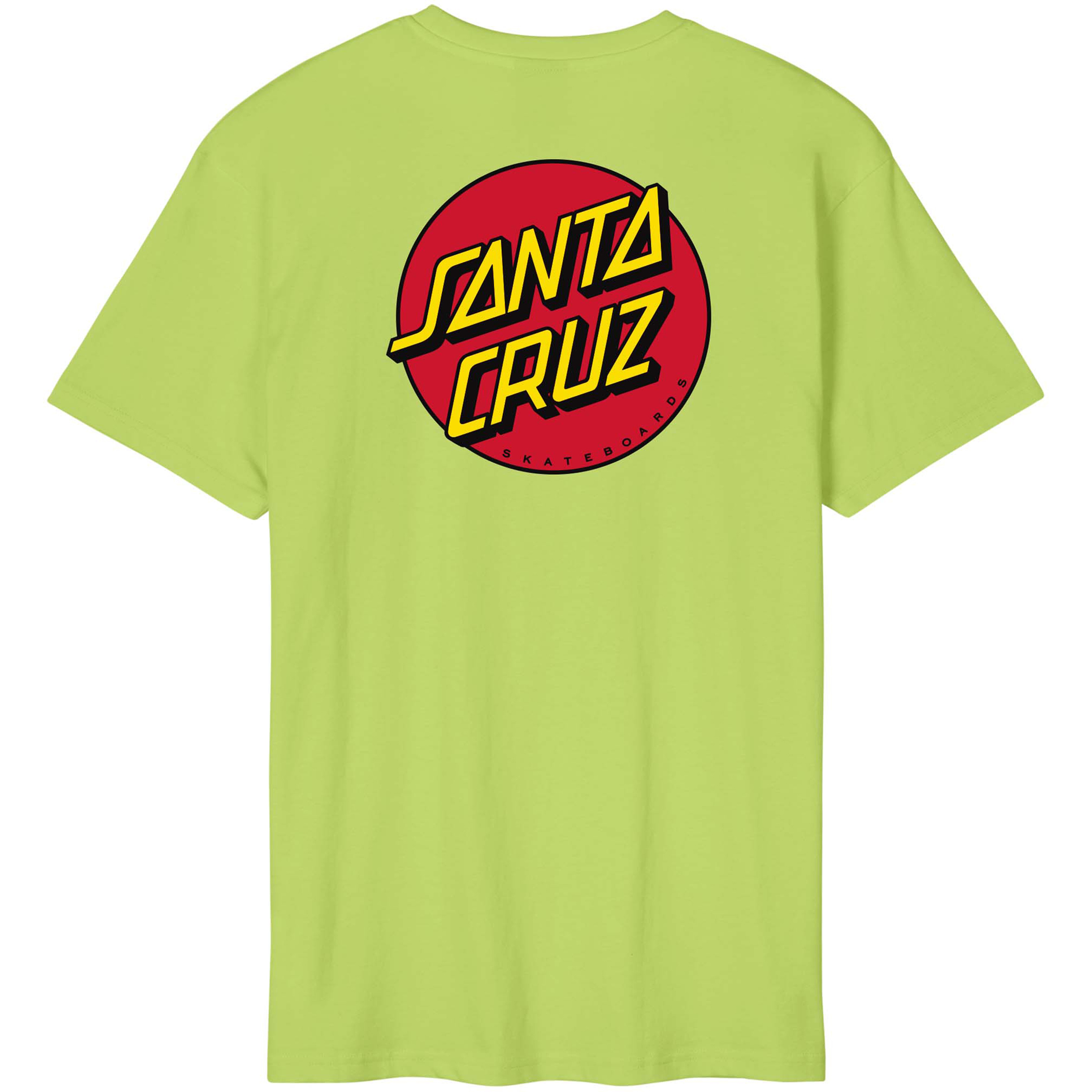 Santa Cruz Classic Dot Chest Herren T-Shirts gelb Größe S Hautfreundlich
