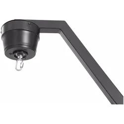 Eurolite Stativhalterung mit Motor für Spiegelkugeln bis zu 50cm sw + Schnellverbindungsglied (50 cm), Spiegelkugel, Schwarz
