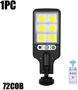 Inspire Curations SolarGuard Pro Solar Motion Sensor Outdoor Wall Light Waterproof 3 Mode LED Garden & Porch Lamp 72cob