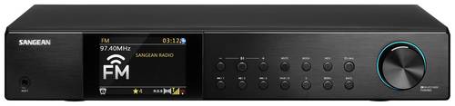 Sangean WFT-4 Internetradio HiFi-Tuner Schwarz Bluetooth, DAB+, Internetradio, WLAN