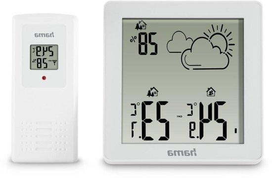 Hama Weerstation met Sensor en Hygrometer - Wit
