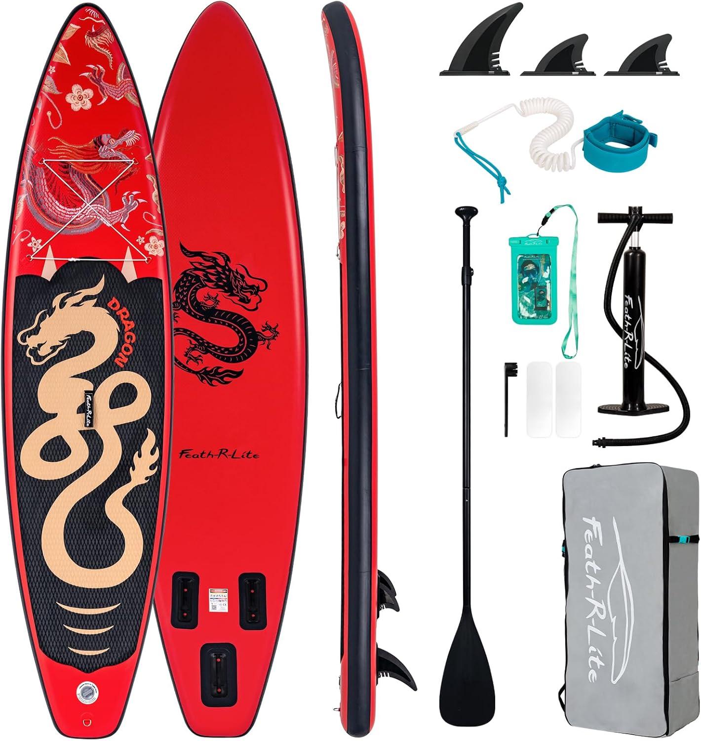 Aufblasbares Stand-Up-Paddling-SUP-Board - Ultraleichtes Allround-Set mit Zubehör