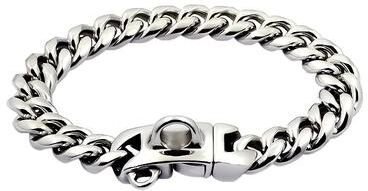 Uplifted Finds Luxury 14mm Gold Cuban Link Chain Dog Collar silver 71 Cm (28 In)
