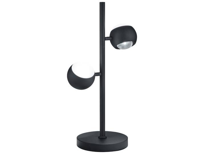 Musterring Led-Tischleuchte Musterring, Schwarz, Metall, 16x50x26.5 cm, Farben fixierbar, Farbtemperaturwechsler, Lampen & Leuchten, Innenbeleuchtung, Tischlampen