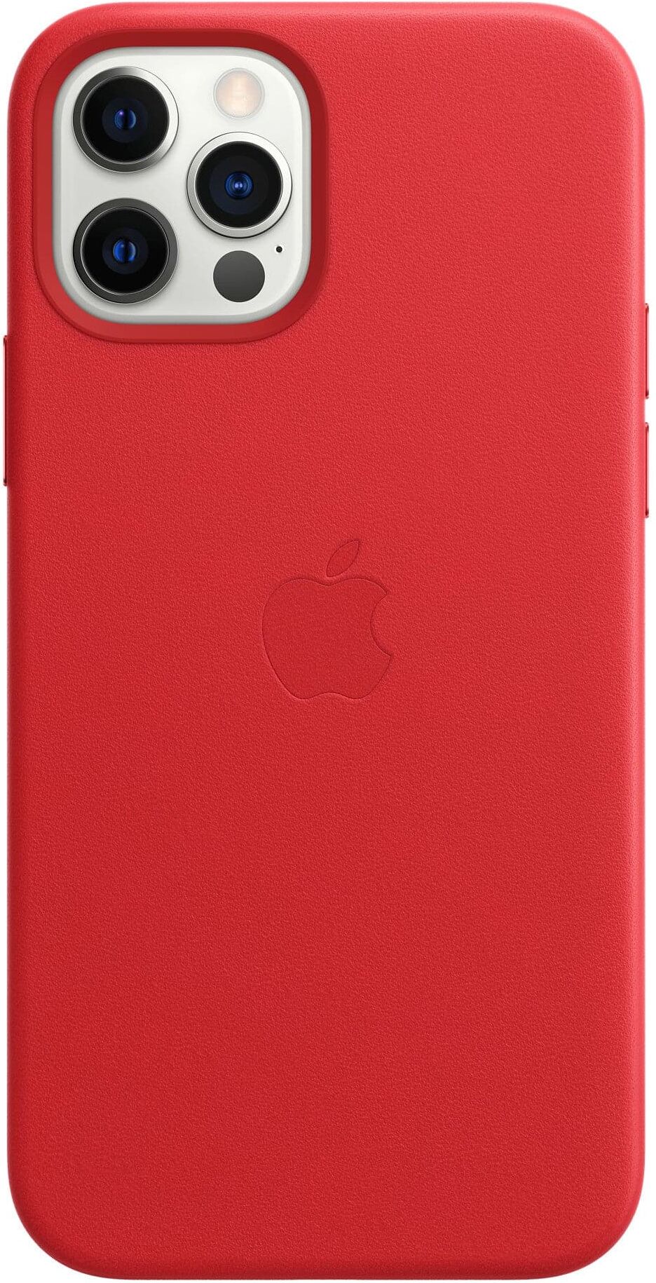 Apple Leather MagSafe Case - iPhone 12/12 Pro – MHKD3ZA/A Scarlett Red
