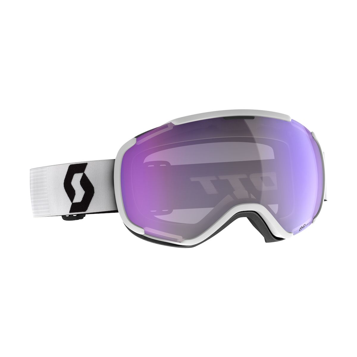 Scott Goggle Faze II LS mineral white/black - amp ls blue chrome s2-4 (7884) - 2718157884307