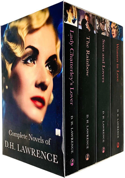 Classic Editions Complete Novels of D.H. Lawrence 4 Books Set - Lady Chatterley's Lover, Rainbow, Sons & Lovers, Women in Love - Paperback Classic Fiction