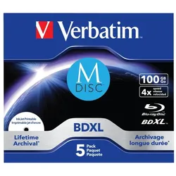 Verbatim 43834 Leere Blu-Ray Disc BDXL 100 GB 5 Stück(e)