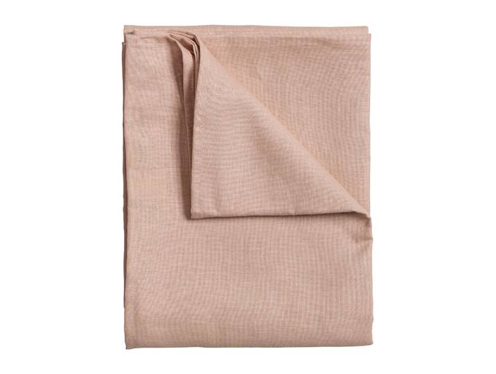 Scandi Living Nappe en lin Clean 145x350 cm Dusty Rose