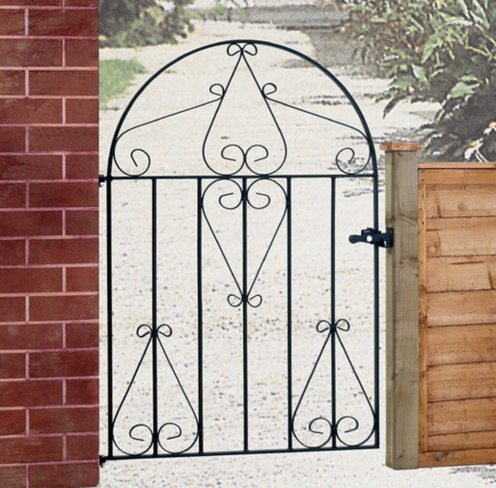 Rosalind Wheeler Suez Gate Fencing Black 91cm W X 122cm H