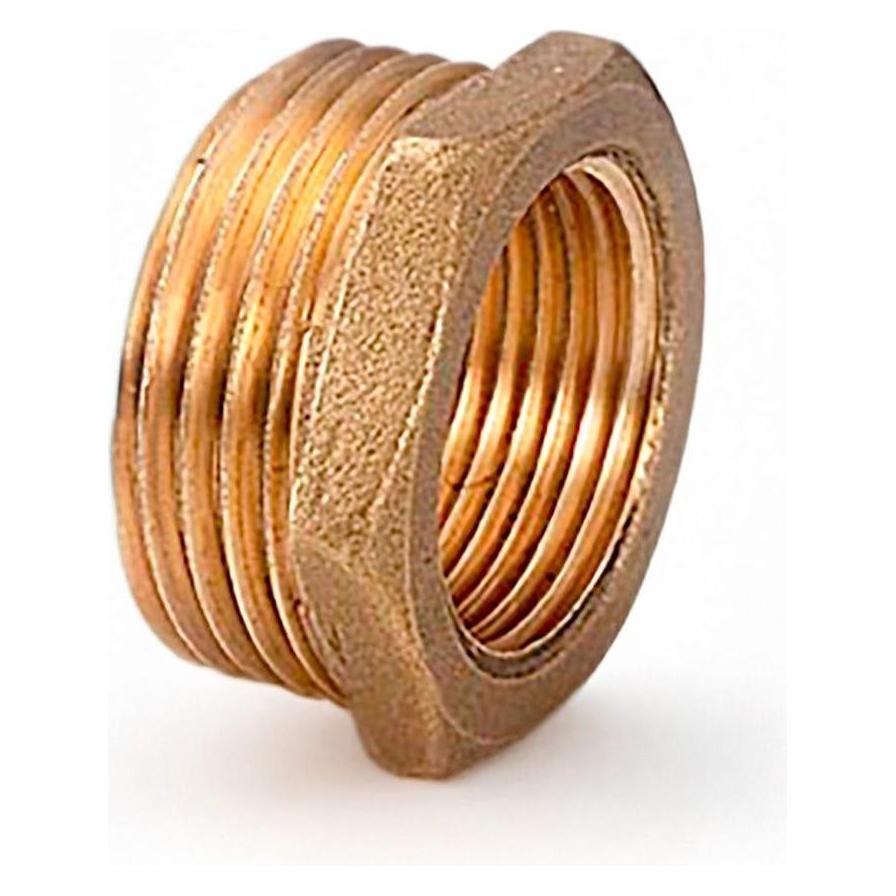 Metalgrup Hexagonal reducer m-f 1/2" x 3/8" brass (57825353)