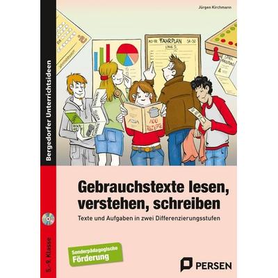 Gebrauchstexte lesen, verstehen, schreiben, Set von Jürgen Kirchmann, Persen Verlag in der AAP Lehrerwelt GmbH, 978-3-403-23355-8