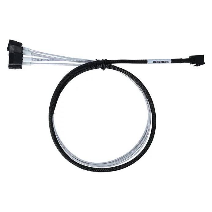 BlueOptics internes MiniSAS Hybrid Kabel SFF-8643/4x SATA 1 Meter - Kabel - Digital (100 cm) (BLIS434S-100CM)