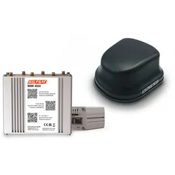Selfsat 4G / LTE & WLAN Internet Router MWR 4550 Komplettset bis 300 Mbps inkl. 4G / 5G ready Dachantenne schwarz