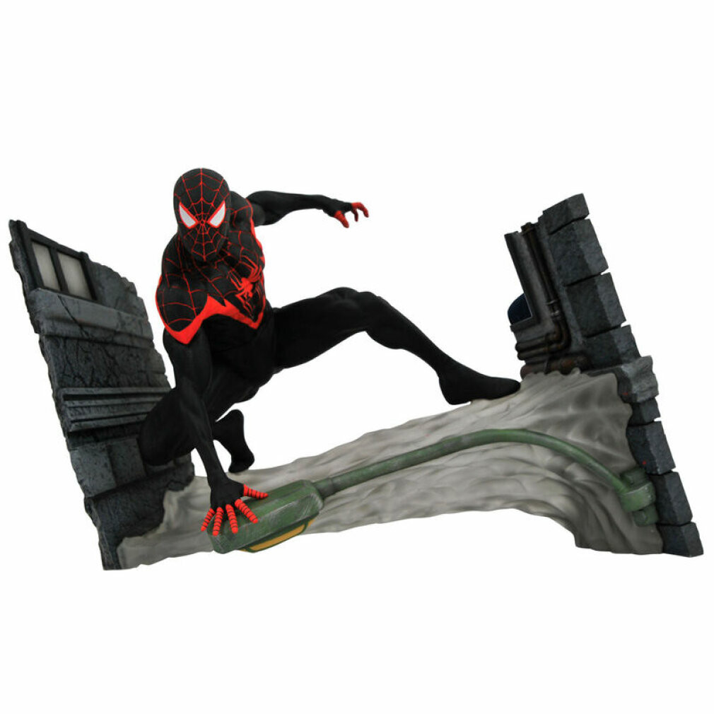 Marvel Comic Galerie Spider-Man Miles Morales figuur, 18 cm