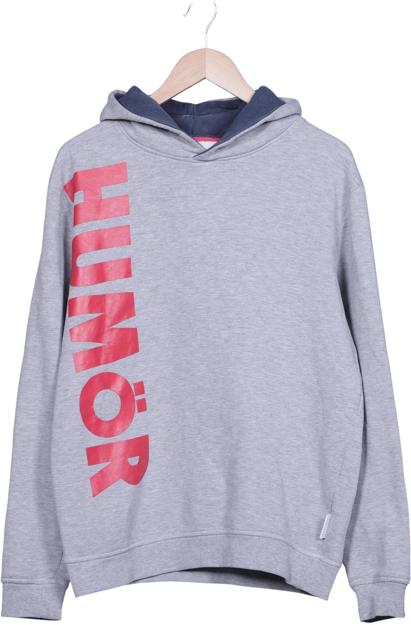 Humör Herren Kapuzenpullover, Grau, Gr. L, Synthetik / Baumwolle - Second Hand