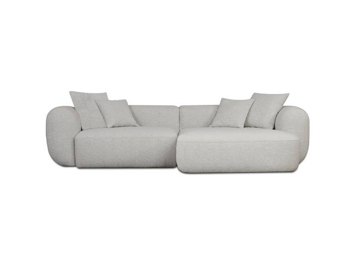Modulares Ecksofa Baomi, L-förmig, rechtsseitig, hellgrauer