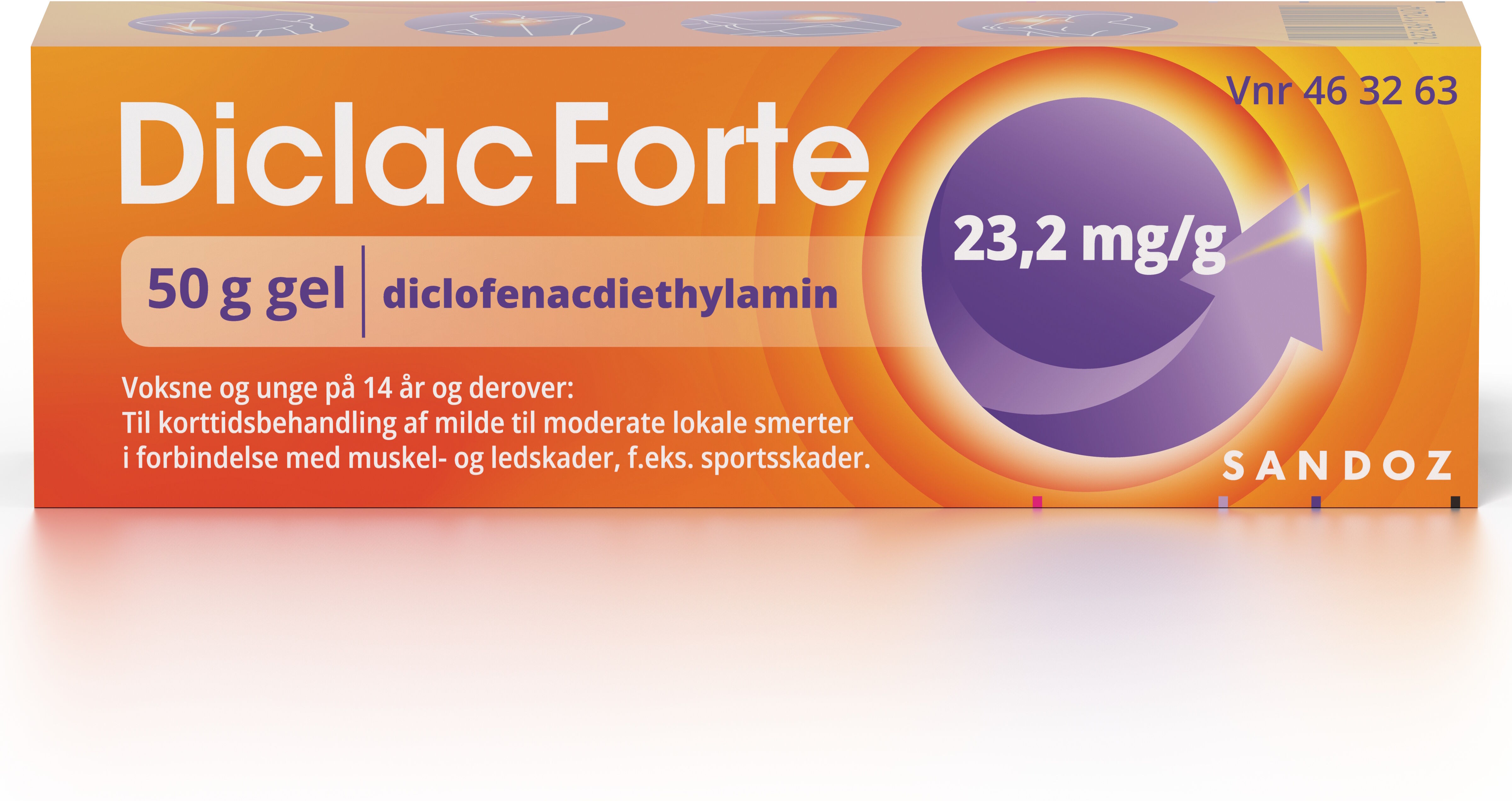 Diclac Forte 23,2 mg/g 50 g Gel