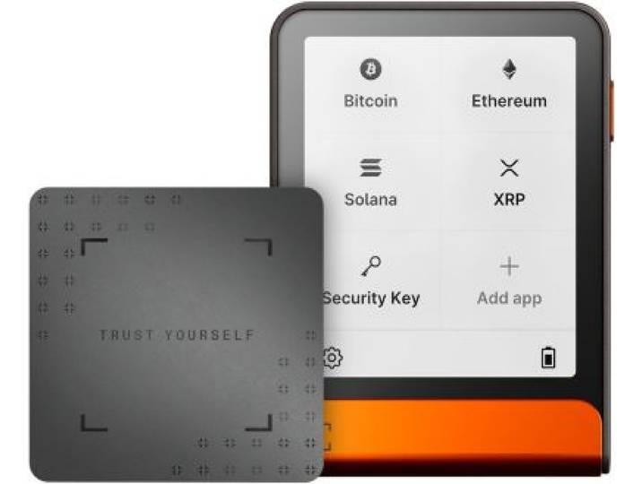 Ledger - Crypto Wallet Flex Recovery Key Orange