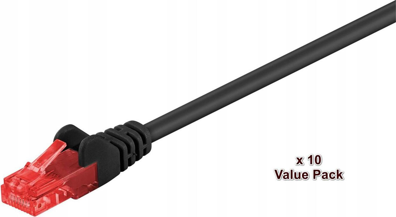 MicroConnect V-UTP605SVP Cat6 U/UTP Netwerkkabel, 5 meter, zwart