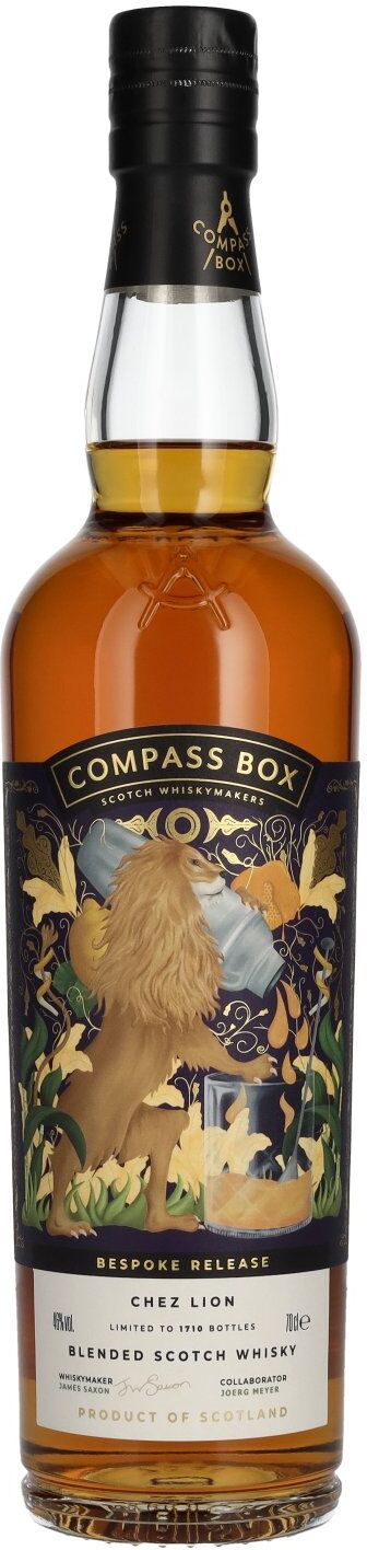 Compass Box CHEZ LION Bespoke Release Blended Scotch Whisky 46% Vol. 0,7l