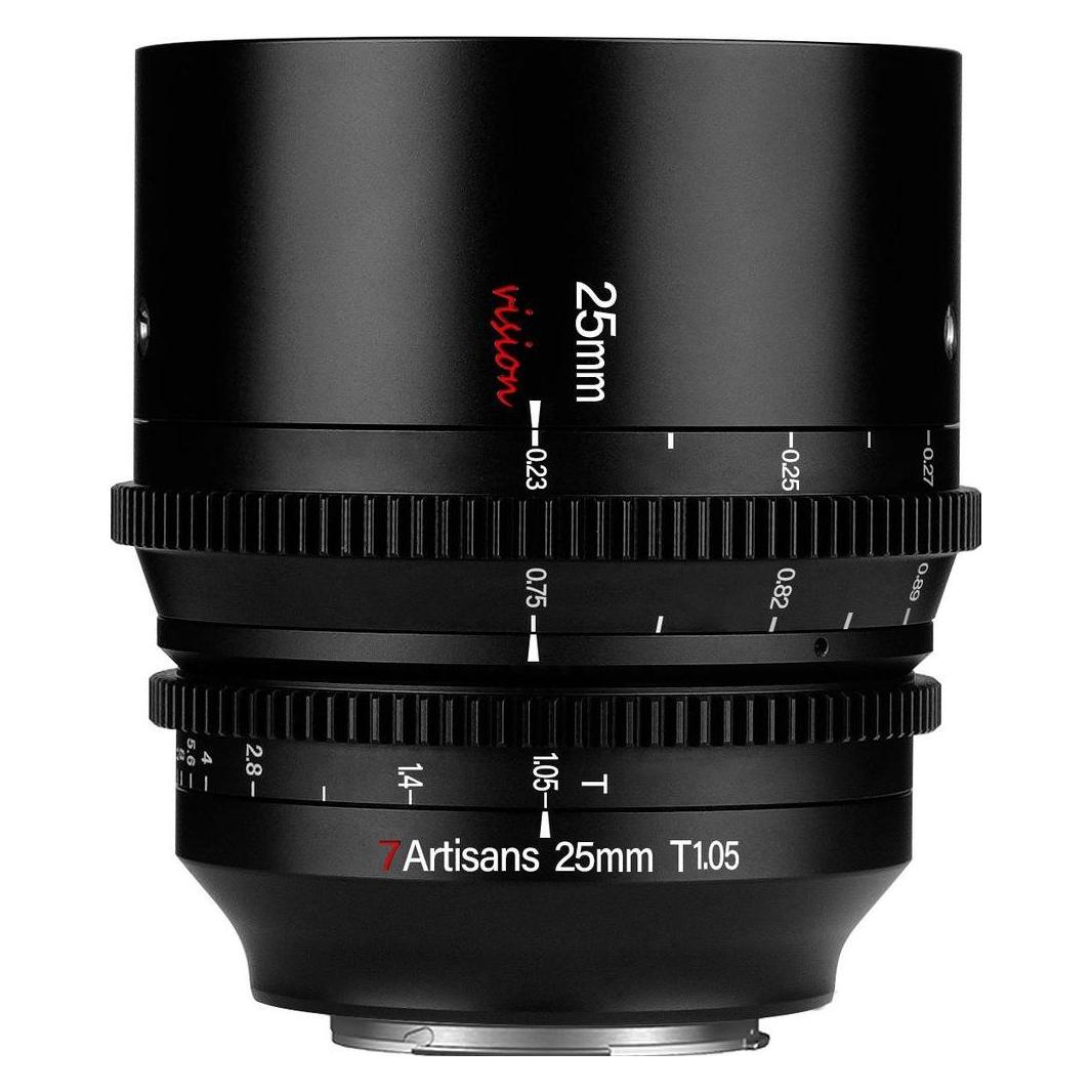7artisans Festbrennweite 25 mm T1.05 (Canon RF, APS-C / DX) (C105B)