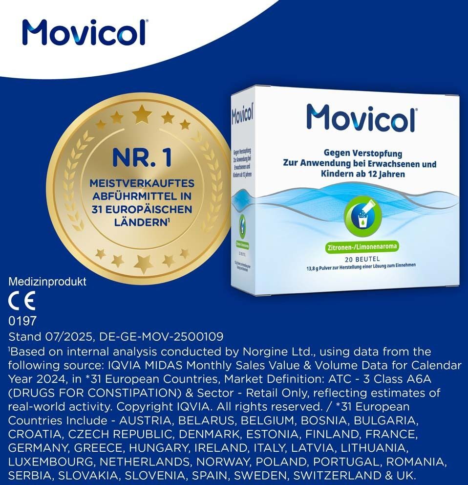 Movicol flüssig Orange 500 ml Konzentrat