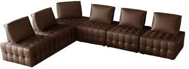 Craft Porch CraftPorch 6-Piece Elegance Button-Tufted PU Upholstered