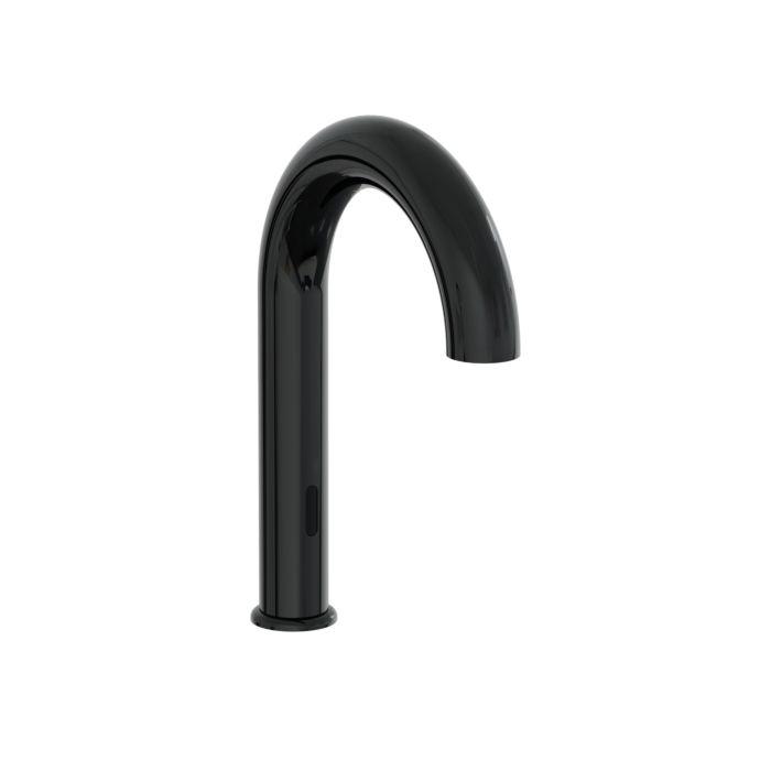 VitrA Liquid Touchless-Waschtisch-Einhebelmischer A4278739 Ausladung 175mm, Einlochmontage, ohne Ablaufgarnitur, Batteriebetrieb (6 V), schwarz hochglanz