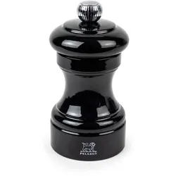 PEUGEOT Salzmühle BISTRO 10cm Schwarz Buchenholz Lackiert Stahlmahlwerk