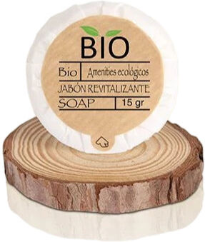 Tirolix Set 10 Pezzi Portasapone Rotondo in Legno