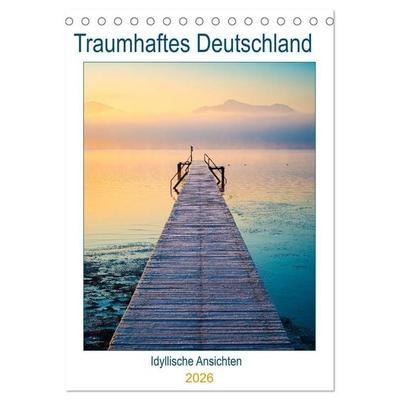 Traumhaftes Deutschland - Idyllische Ansichten (Tischkalender 2026 DIN A5 hoch), CALVENDO Monatskalender