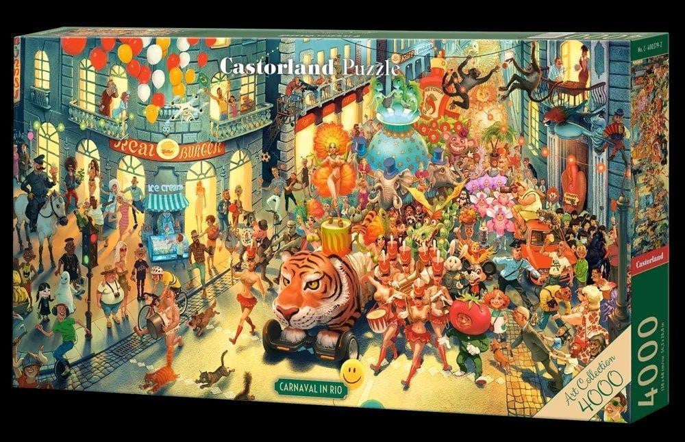 Castorland Puzzel Carnaval in Rio met 4000 stukjes