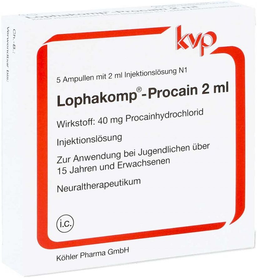 Lophakomp Procain 2 ml Injektionslösung