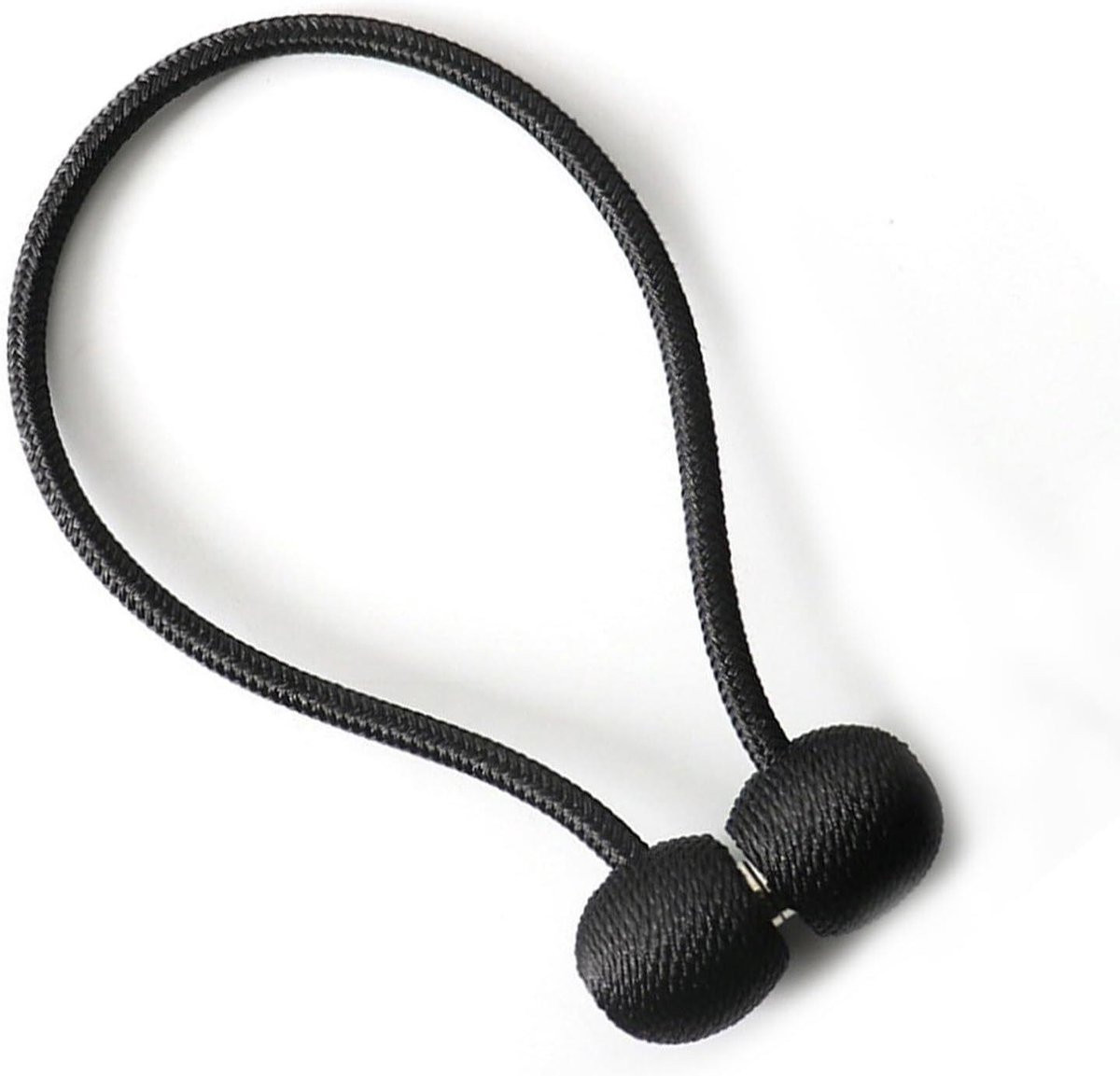 Magnetische Gordijnhouders Zwart - 50 cm