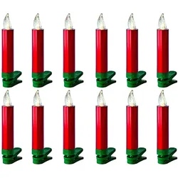 Krinner, LED Kerzen, LED Christbaumkerze Superlight Starter-Set (12x)
