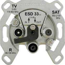 Kathrein ESD 33 Antennendose BK, SAT, TV, UKW Unterputz Durchschleifdose 211500013