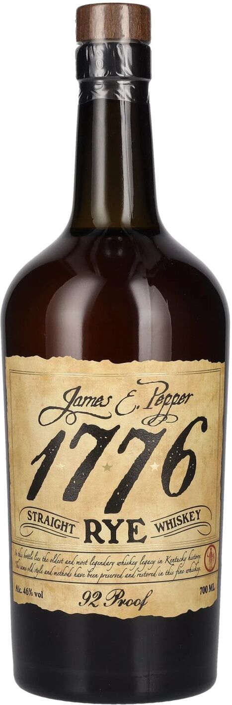 1776 James E. Pepper Straight RYE Whiskey 46% Vol. 0,7l