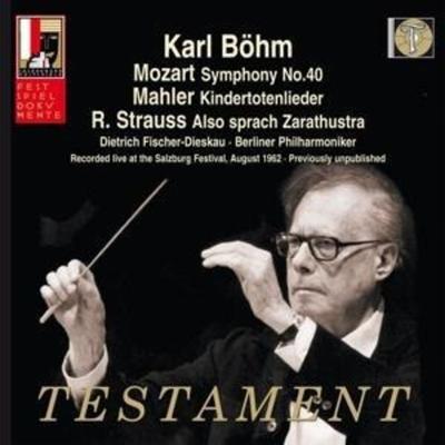 Sinfonie 40/Kindertotenlieder/Also sprach Zara - Böhm,Fischer-Dieskau,Berliner Philharmoniker, CD