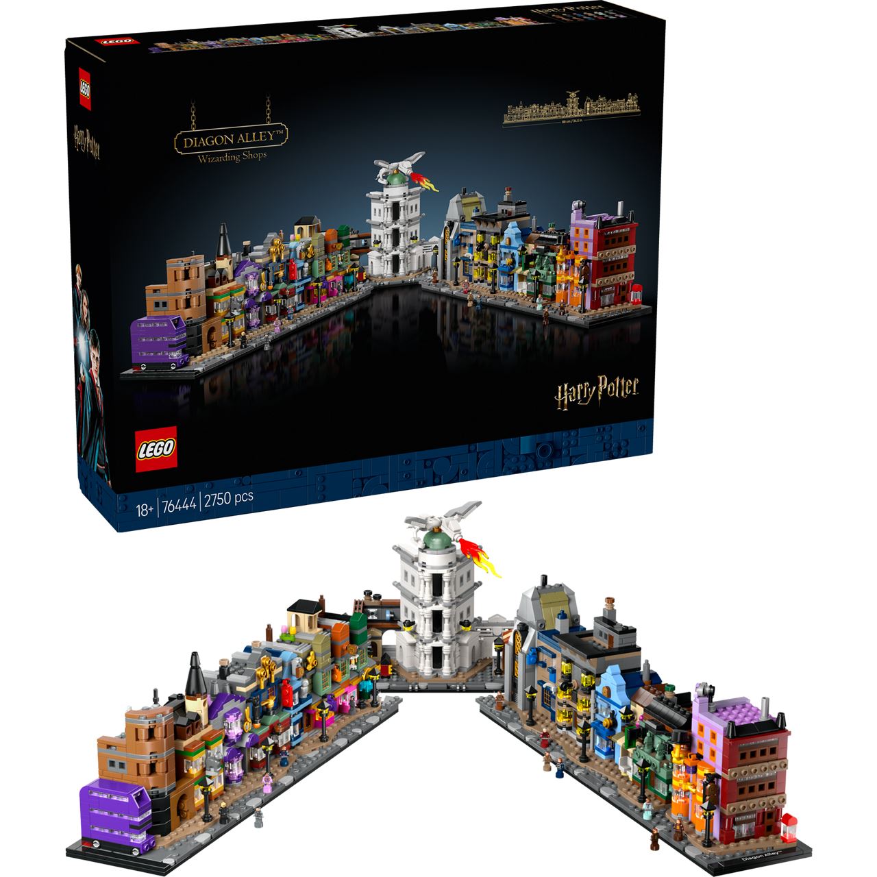 LEGO Harry Potter 76444 Die Zauberläden der Winkelgasse, 12 Mikrofiguren
