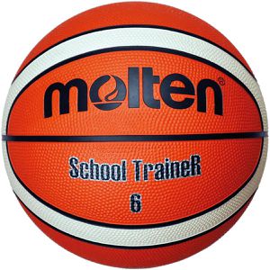 Molten Basketball B6G-ST, indoor, Größe 6, orange/weiß, 570 Gramm, Trainingsball