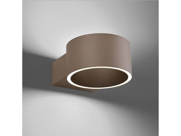 Applique murale LED Clipse, bronze, aluminium, Ø 15 cm - PURE PURE Clipse - Salon / séjour - Moderne - Cylindrique