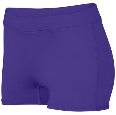 Augusta Sportswear 1233 Girls Dare Shorts in Purple size Large   Polyester/Spandex Blend